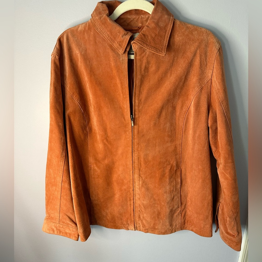 Women’s leather jacket from Chicos